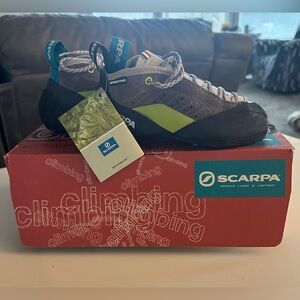 Scarpa Maestro Mid Eco Climbing Shoes Women’s 4.5 Gray Black Vibram X Sedge